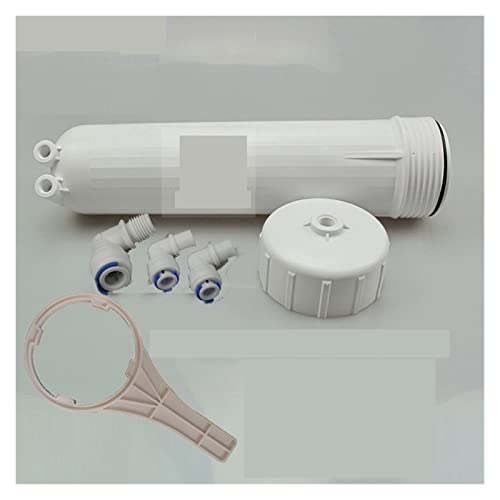 Wasserfiltersystem unter der Spüle Wasserfilterteile RO-Membrangehäuse for 3013-400 gpd oder 3013-600 gpd RO-Membran komplett mit allen Armaturen und Schraubenschlüssel von CUDTAPI