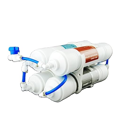 Wasserfiltersystem unter der Spüle Wasserreiniger, 4 Stufen, tragbares Ultrafiltrations-Wassersystem PUI-4, gerade UF-Filter for gewerbliche Heim- und Küchengetränke(PUI-4T) von CUDTAPI