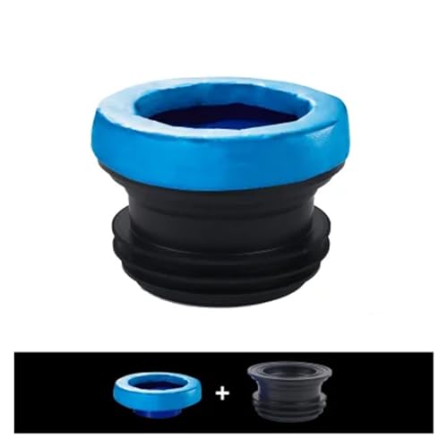 1 Stück Toiletten-Dichtungsring, Toiletten-Verschüttungsdichtung, Universal-Bodenauslass-Abflussrohr-Gummiflanschring, Reparaturteile for Badezimmertoiletten(G) von CUDVOLHTU