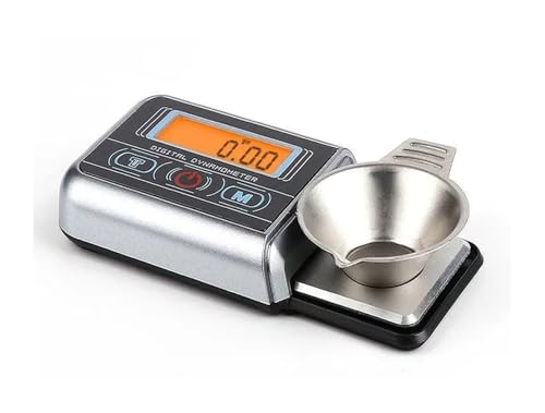 100g * 0,005g Mini Schmuck Skala Präzise Plattenspieler Stylus Kraft Digital Dynamometer(Brown) von CUDVOLHTU