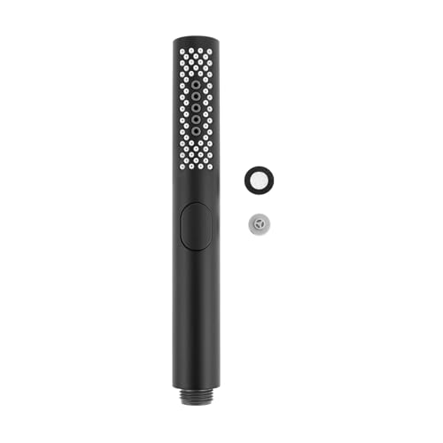 1pc ABS Kunststoff Dusche Kopf Selbst-Reinigung, Düse G1/2 Handheld Dusche Sprayer(Black) von CUDVOLHTU