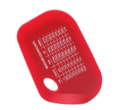 3-teiliger Silikon-Teigschaber, geeignet for Backen, Pizzaschneider, Gebäckschneider, Küchenklingen-Gadgets – Küchenwerkzeuge(Red) von CUDVOLHTU