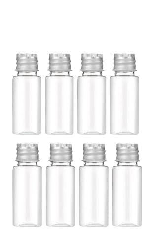 4 Stück Gewürzflaschenregal Küchenaufbewahrung Wandhalterung Zutaten Kunststoff Klebeclip Schrank Organizer Türhaken Glashalter Werkzeug(8PCS 20ML) von CUDVOLHTU