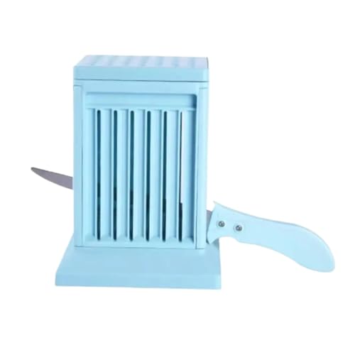 49 Löcher BBQ Fleischspieß Maker Fleischschneider Lamm Rindfleisch Barbecue Tragbare Fleischspieß Box Küchengrill(Blue) von CUDVOLHTU