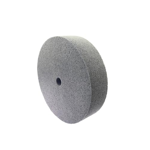 6"/8" Edelstahl-Schleif- und Polierscheibe, Schleifscheibe aus Nylonvliesfilz(Nylon Hard 9P P180,150x25mm) von CUDVOLHTU