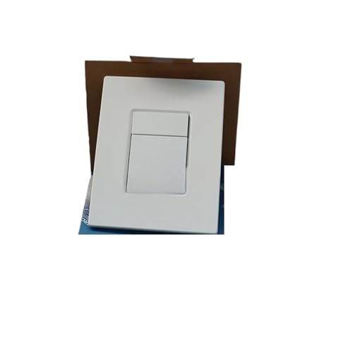 Adapter Versteckter Wassertank Spülplatte Pneumatischer Doppelknopfdruck Schwarz Silber Chrom Hängende Wand-WC-Armaturen(Colored) von CUDVOLHTU