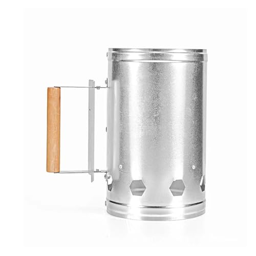 BBQ Kamin Zündung Eimer Tragbare Sicher Schnell Entzünden Holzkohle Grill Kamin Starter for Camping Outdoor Grill(2K 3.5X 90X) von CUDVOLHTU