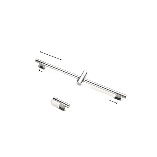 Badezimmerdusche, 3-Funktions-Handbrause, Wasserhahn, 1,5 m Schlauch, verstellbares Hebestangen-Set(Chrome Set) von CUDVOLHTU