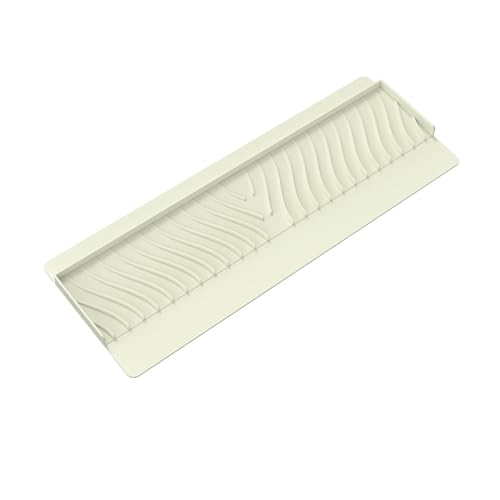 CUDVOLHTU 1 Stück Spülbeckenkantenschutz aus Silikon, Küchenspülenkantenschutz, Wasserspritzschutz, Arbeitsplattenschutz, Spritzschutz(Beige) von CUDVOLHTU