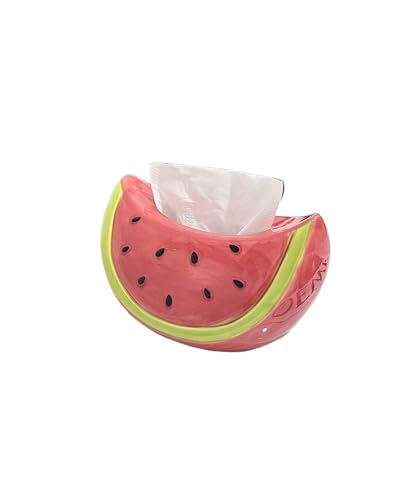 CUDVOLHTU 1Pc Kreative Cartoon-Wassermelonen-Taschentuchbox, Hochwertige Taschentuchbox for den Schreibtisch von CUDVOLHTU