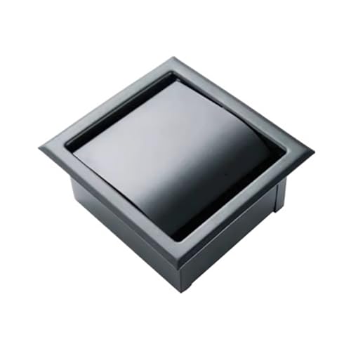 CUDVOLHTU 304 Edelstahl Einbau-Toilettenpapierrolle Rollenpapierhalter Roségold Mattschwarz Poliert(Grey Single) von CUDVOLHTU