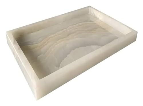 CUDVOLHTU 30x20x3CM Weißer Naturmarmor, Rechteckiger Luxus-Kosmetiktablett Jadestein-Organizer CUDVOLHTU 30x20x3CM Weißer Naturmarmor, Rechteckiger Luxus-Kosmetiktablett Jadestein-Organizer von CUDVOLHTU