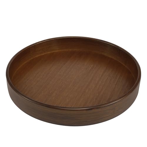 CUDVOLHTU 360° drehbares Gewürzregal aus Holz, Drehteller for Speisekammerschränke, Lazy Susan Organizer von CUDVOLHTU