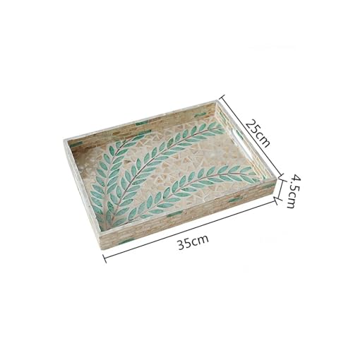 CUDVOLHTU AhunderJiaz Natürliches Muscheltablett, Wohnzimmer, Aufbewahrungskorb, Heimdekoration(C - Small 35cm) von CUDVOLHTU