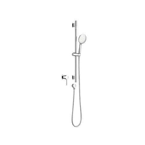 CUDVOLHTU Badezimmerdusche, 3-Funktions-Handbrause, Wasserhahn, 1,5 m Schlauch, verstellbares Hebestangen-Set(White Shower only) von CUDVOLHTU