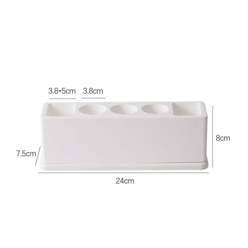CUDVOLHTU Elektrische Zahnbürste Rasierer Halter Basis, Kreative Toilette Mundwasser Tasse Zahn Rack Badezimmer Drainage Halter ZD327(Color 1) von CUDVOLHTU