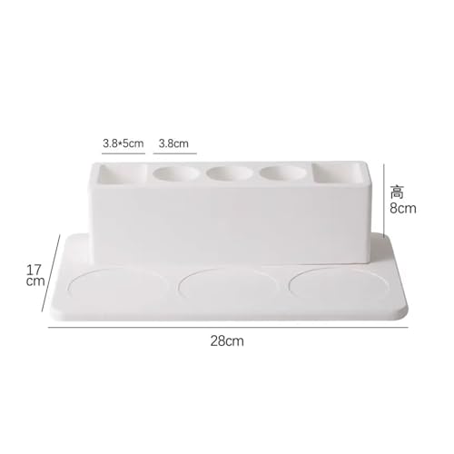 CUDVOLHTU Elektrische Zahnbürste Rasierer Halter Basis, Kreative Toilette Mundwasser Tasse Zahn Rack Badezimmer Drainage Halter ZD327(Color 4) von CUDVOLHTU