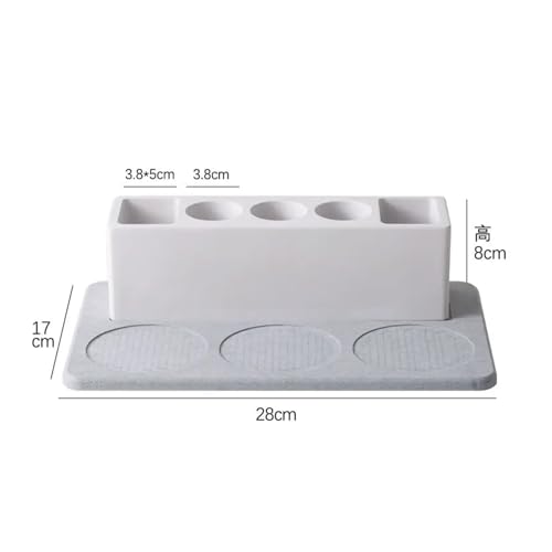 CUDVOLHTU Elektrische Zahnbürste Rasierer Halter Basis, Kreative Toilette Mundwasser Tasse Zahn Rack Badezimmer Drainage Halter ZD327(Color 6) von CUDVOLHTU