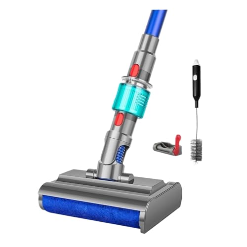 CUDVOLHTU Elektrischer Nass-Trocken-Wischkopf, kompatibel mit Dyson V7 V8 V10 V11 V15 Staubsauger-Rollenbürste for Hartböden und Teppiche von CUDVOLHTU