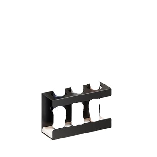 CUDVOLHTU Elektrischer Zahnbürstenhalter aus Aluminium zur Wandmontage, kompatibel mit Aufhänger-Bürstenständer(3 Slots Black) von CUDVOLHTU