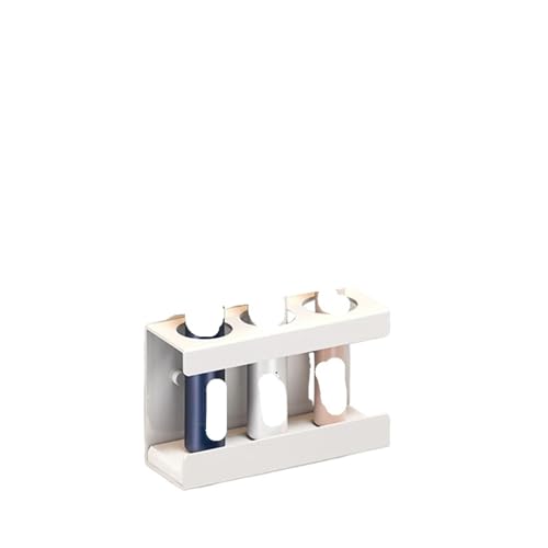 CUDVOLHTU Elektrischer Zahnbürstenhalter aus Aluminium zur Wandmontage, kompatibel mit Aufhänger-Bürstenständer(3 Slots White) von CUDVOLHTU