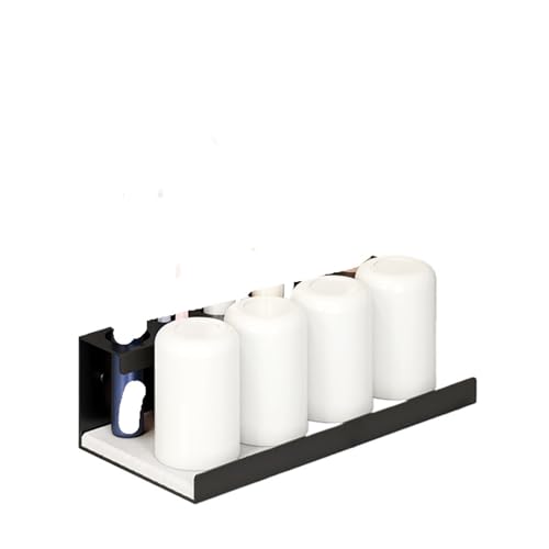 CUDVOLHTU Elektrischer Zahnbürstenhalter aus Aluminium zur Wandmontage, kompatibel mit Aufhänger-Bürstenständer(30CM Black) von CUDVOLHTU