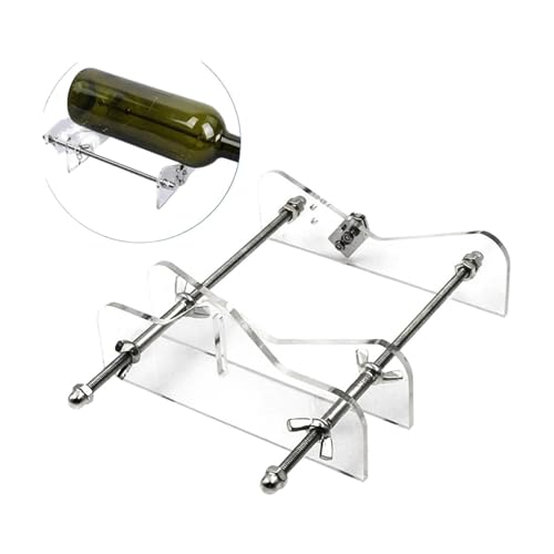 CUDVOLHTU Glasflaschenschneider, Fixm Schneidemaschine for quadratische und runde Flaschen, Schneidewerkzeug for Weinflaschen und Bierflaschen, Werkzeugsatz(Glass Cutter) von CUDVOLHTU