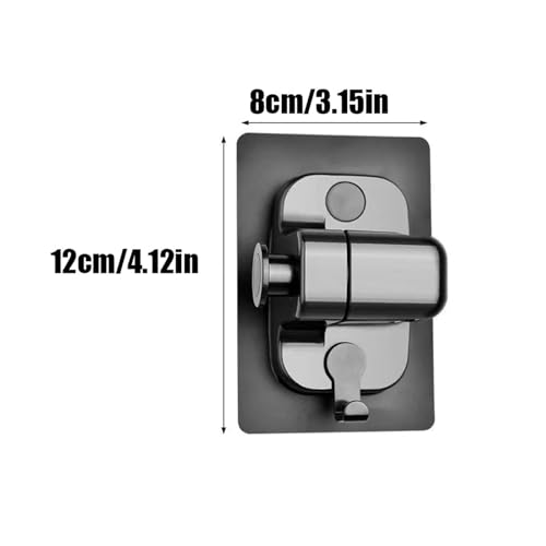 CUDVOLHTU Handbrause mit 3 Modi und Filter, leistungsstarker Hochdruck-Duschkopf mit EIN-/Ausschalter(Black Base) von CUDVOLHTU