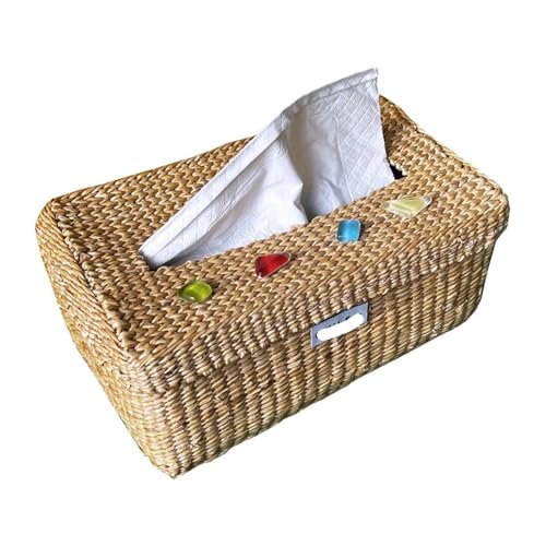 CUDVOLHTU Handgewebte Sommergelbe Taschentuchbox, Rechteckiger Ape Country SLE-Papierhandtuchhalter CUDVOLHTU Handgewebte Sommergelbe Taschentuchbox, Rechteckiger Ape Country SLE-Papierhandtuchhalter von CUDVOLHTU