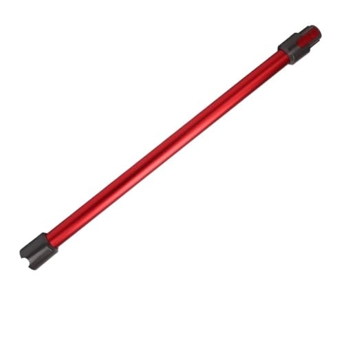 CUDVOLHTU Kompatibel mit Dyson V7 V8 V10 V11, gerade Metallrohrstange, Handstabrohrreiniger, Kehrmaschine, Verlängerungsstange(Red) von CUDVOLHTU