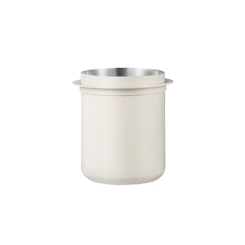 CUDVOLHTU Kompatibel mit MHW-3BOMBER 58 mm, Kaffeedosierbecher, kompatibel mit 58 mm, Siebträger, 304 Edelstahl, Kaffee(1pcs White) von CUDVOLHTU