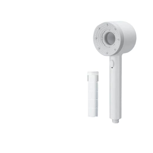 CUDVOLHTU Kompatibel mit Xiaomi 5-Modi-Dusche, Hochdruck-Duschkopf, tragbarer Filter, Regenwasserhahn, Badezimmer, Badewanne(White 3Pcs Set) von CUDVOLHTU