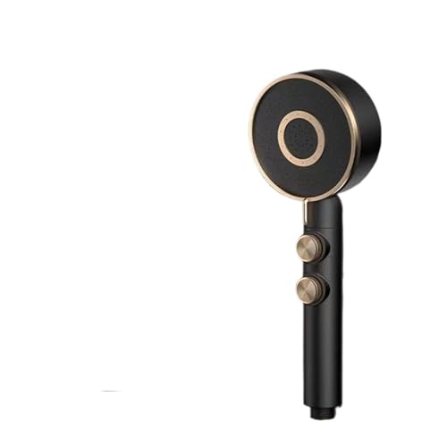 CUDVOLHTU Kompatibel mit Xiaomi Duschkopf, 6. Gang, 5 Modi, Einstellbarer Hochdruck-Duschkopf, Handbrause, aufhängbar(Black) von CUDVOLHTU