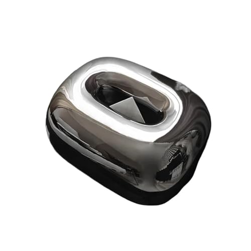 CUDVOLHTU Kreative Keramik-Eck-Taschentuchbox, Keramik-Taschentuchbox, Nachttisch, Papierhandtuch(Silver) von CUDVOLHTU