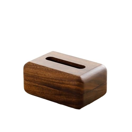 CUDVOLHTU Massivholz-Papiertüte, einfache Haushaltspapierbox, Hoteltisch, Schreibtisch, Wohnzimmer, Holzpapierbox(C) von CUDVOLHTU