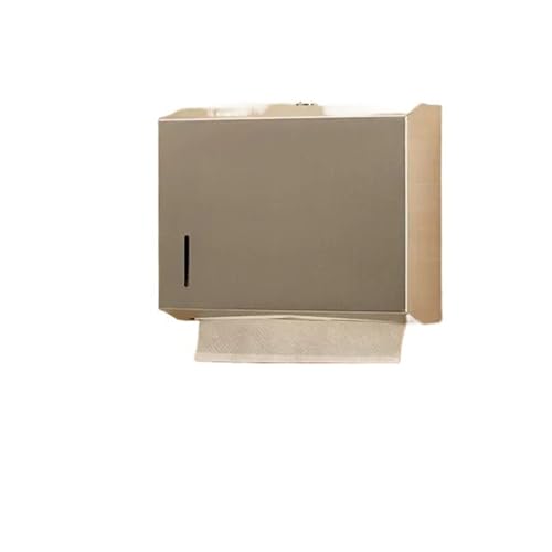 CUDVOLHTU Metall Tissue HolderToilet Papier Halter Box, Edelstahl Wand-montiert Ohne(Style 3) von CUDVOLHTU