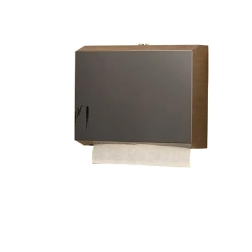 CUDVOLHTU Metall Tissue HolderToilet Papier Halter Box, Edelstahl Wand-montiert Ohne(Style 7) von CUDVOLHTU