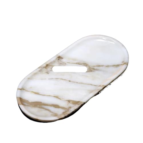 CUDVOLHTU Modernes, leichtes, luxuriöses Badezimmer im Heimgebrauch aus Marmorpaletten, fortschrittliche Aufbewahrung, duftend(F 30x15x1.8cm) von CUDVOLHTU