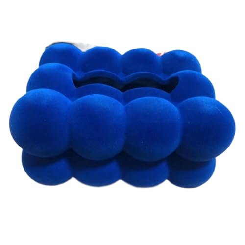CUDVOLHTU Nordische Taschentuchbox aus Keramik, große Blasenkugelform, Seidenpapierhalter, Papierbox-Abdeckung(Blue) von CUDVOLHTU