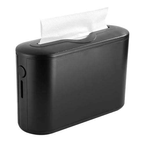 CUDVOLHTU Papierspender for die Arbeitsplatte, Mehrfachhalter, Handtuchspender, Serviettenhalter(Black) von CUDVOLHTU