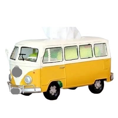 CUDVOLHTU Retro-Serviettenschublade, Taschentuchbox, Auto, Van, Bus, Hotel, Zuhause, Wohnzimmer, Dekorationsornamente(1) von CUDVOLHTU