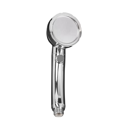 CUDVOLHTU SICDE-2X Handbrause, Hochdruck, Chrom, 3 Sprüheinstellungen, mit EIN/AUS-Pause-Schalter, wassersparend CUDVOLHTU SICDE-2X Handbrause, Hochdruck, Chrom, 3 Sprüheinstellungen, mit EIN/AUS-Pause-Schalter, wassersparend von CUDVOLHTU