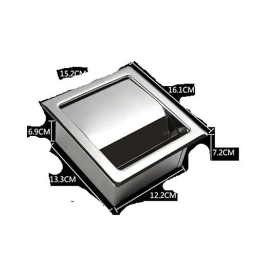 CUDVOLHTU SUS304 Edelstahl Verdeckte, wasserdichte Tissue Box Wand-montiert Versteckte(Single Box) von CUDVOLHTU