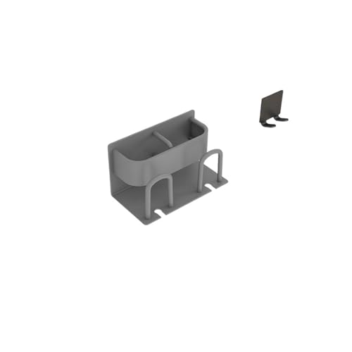 CUDVOLHTU Space Aluminium Zahnbürstenständer, Badezimmer Punch-Free Zahnbürstenhalter zur Wandmontage(Gray 2) von CUDVOLHTU