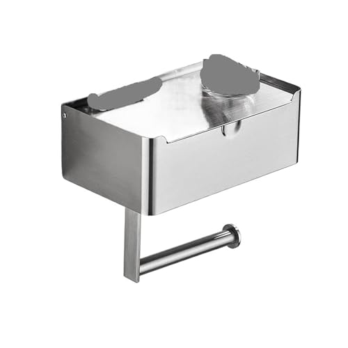 CUDVOLHTU Taschentuchbox aus Edelstahl, Feuchttuchbox, Toilettenpapierhalter, Nicht perforiert(SNH-2) von CUDVOLHTU