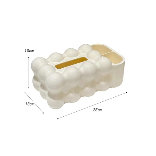 CUDVOLHTU Taschentuchhalter Marshmallow Taschentuchbox, Bezug Valentinstag Dekor Taschentuchbehälter(White 2) von CUDVOLHTU