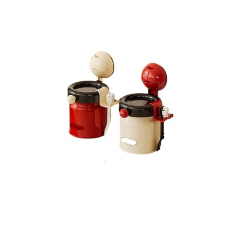 CUDVOLHTU Zahnbürstenhalter mit Saugnapf, kein Stanzen und Aufbewahren von Badezimmerzubehör, magnetischer Mundwasserbecherhalter(Set 3) von CUDVOLHTU