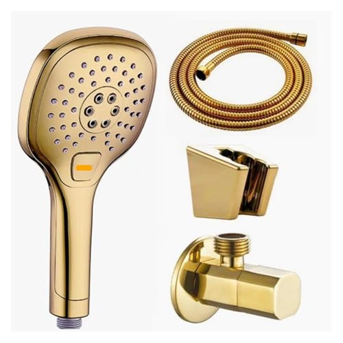 Drei Funktionen Handbrause, Badezimmer mit Handbrause in Goldoptik(Set b) von CUDVOLHTU