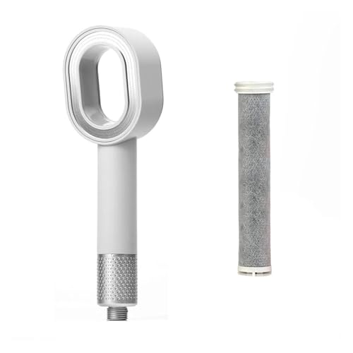 Druck-SPA-Duschkopf, wassersparend, Handbrause mit Regendusche und Anionenfilter(White) von CUDVOLHTU