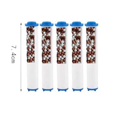 CUDVOLHTU Druckgefilterte Dusche, Kopf mit Handbrause – mehrere Sprühmodi, Power Wash for und Haustierbad(Original Filter 5Pcs) von CUDVOLHTU